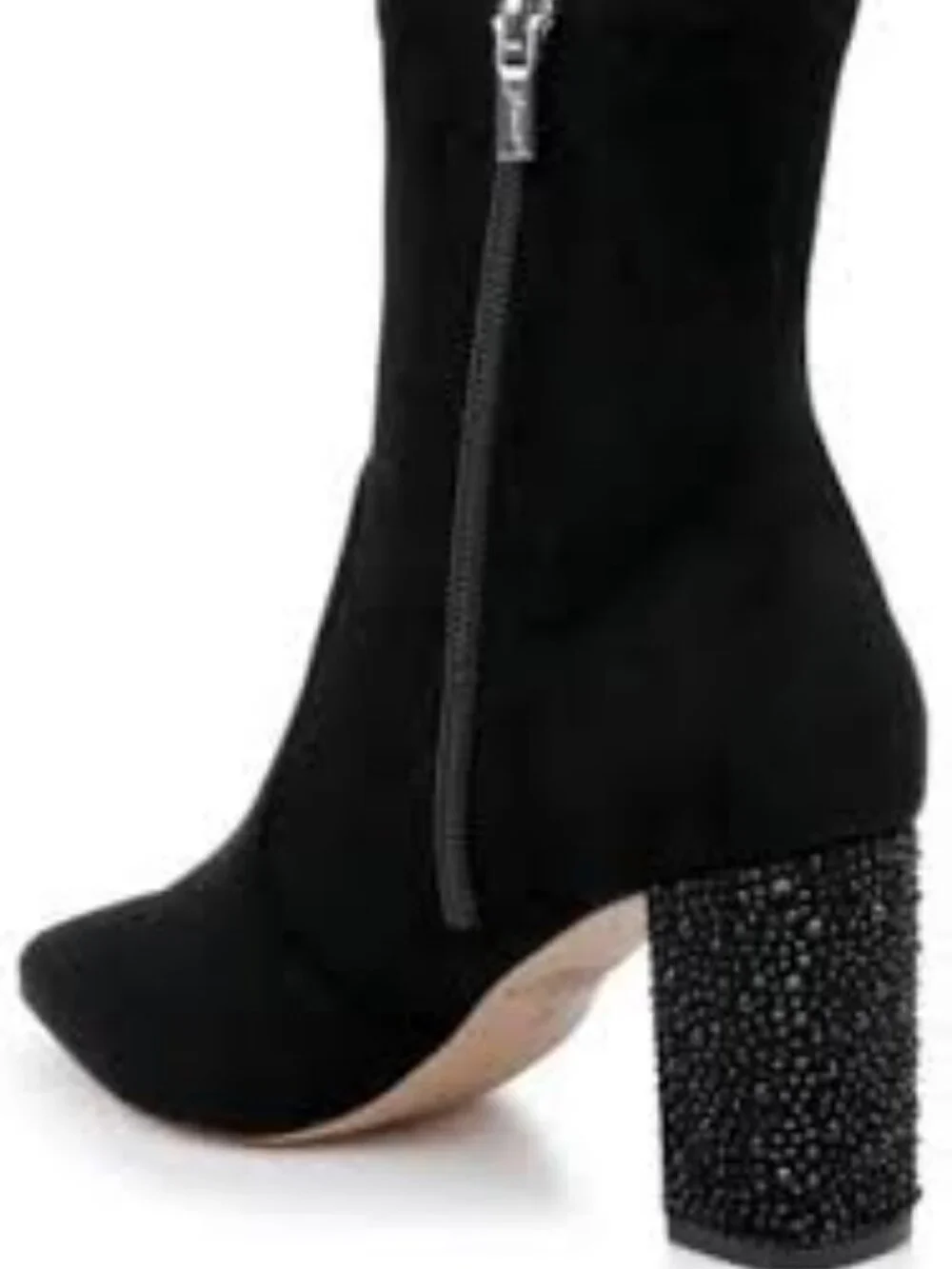 69-NEW IN BOX JEWEL BADGLEY MISCHKA ZIPPER ANGLE BOOTS - Picture 2 of 5